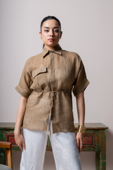 DESERT DRIFT Linen Shirt