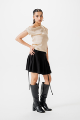 GOLDEN GLOW Silk Top