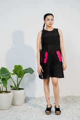 WINK & WAVE Linen Dress