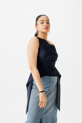 OBLIQUE ELEGANCE Asymmetric Top
