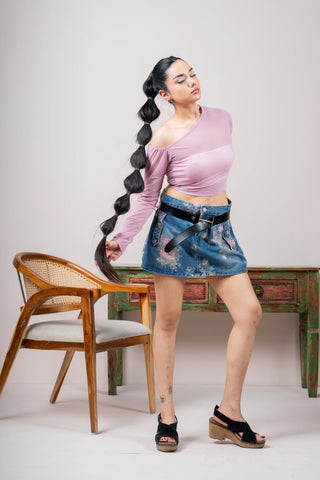TWILIGHT SHEEN Mesh Top