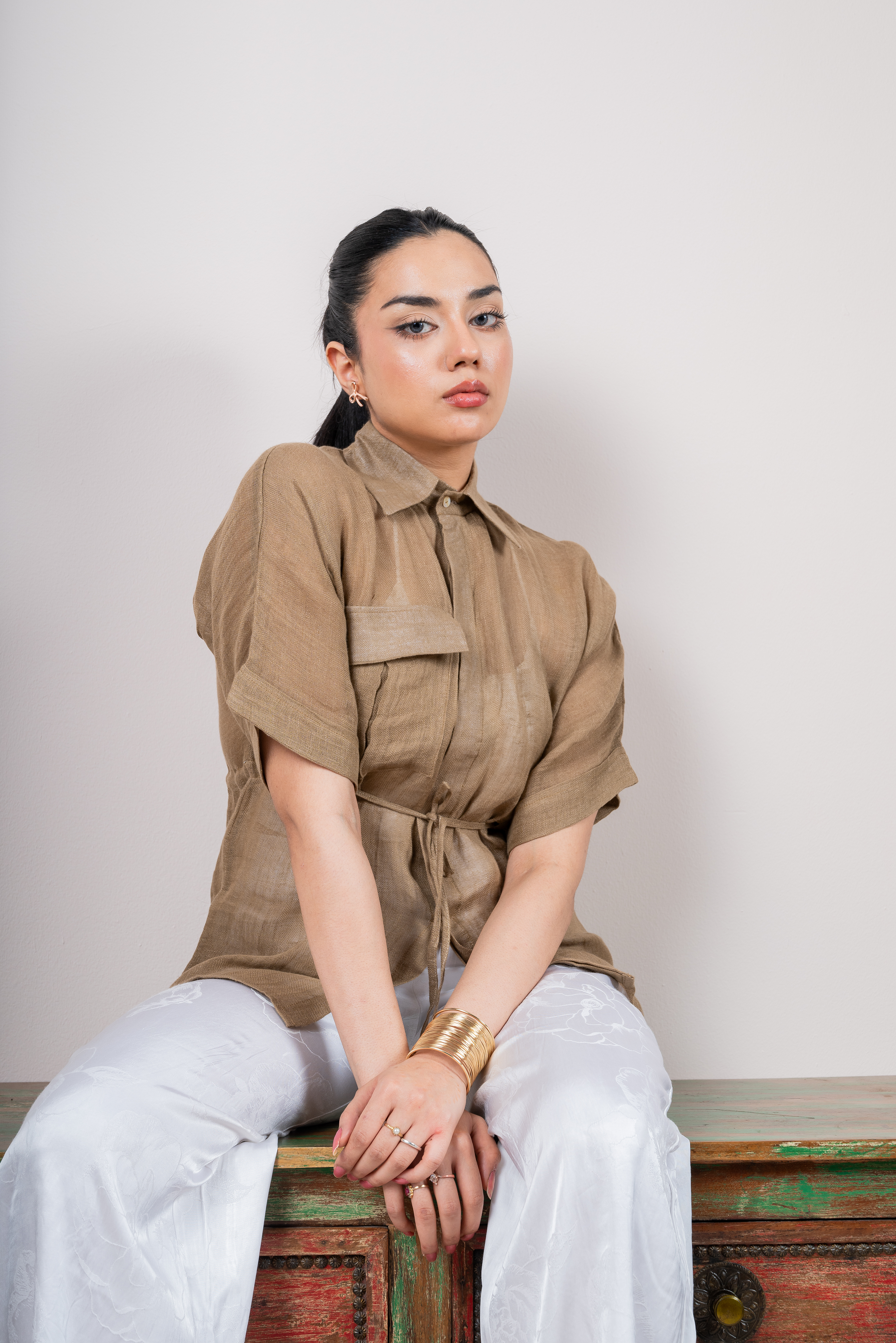 DESERT DRIFT Linen Shirt