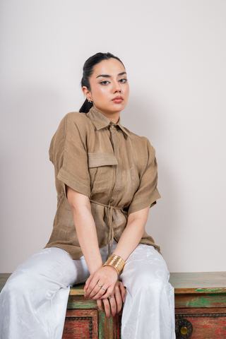 DESERT DRIFT Linen Shirt