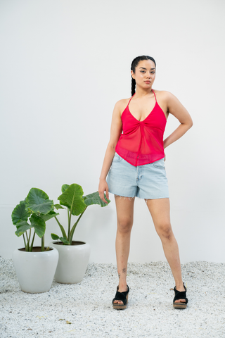 DAHLIA TWIST Halter Top