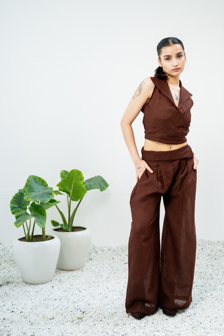 SHADOW BLOOM Linen Co-ord