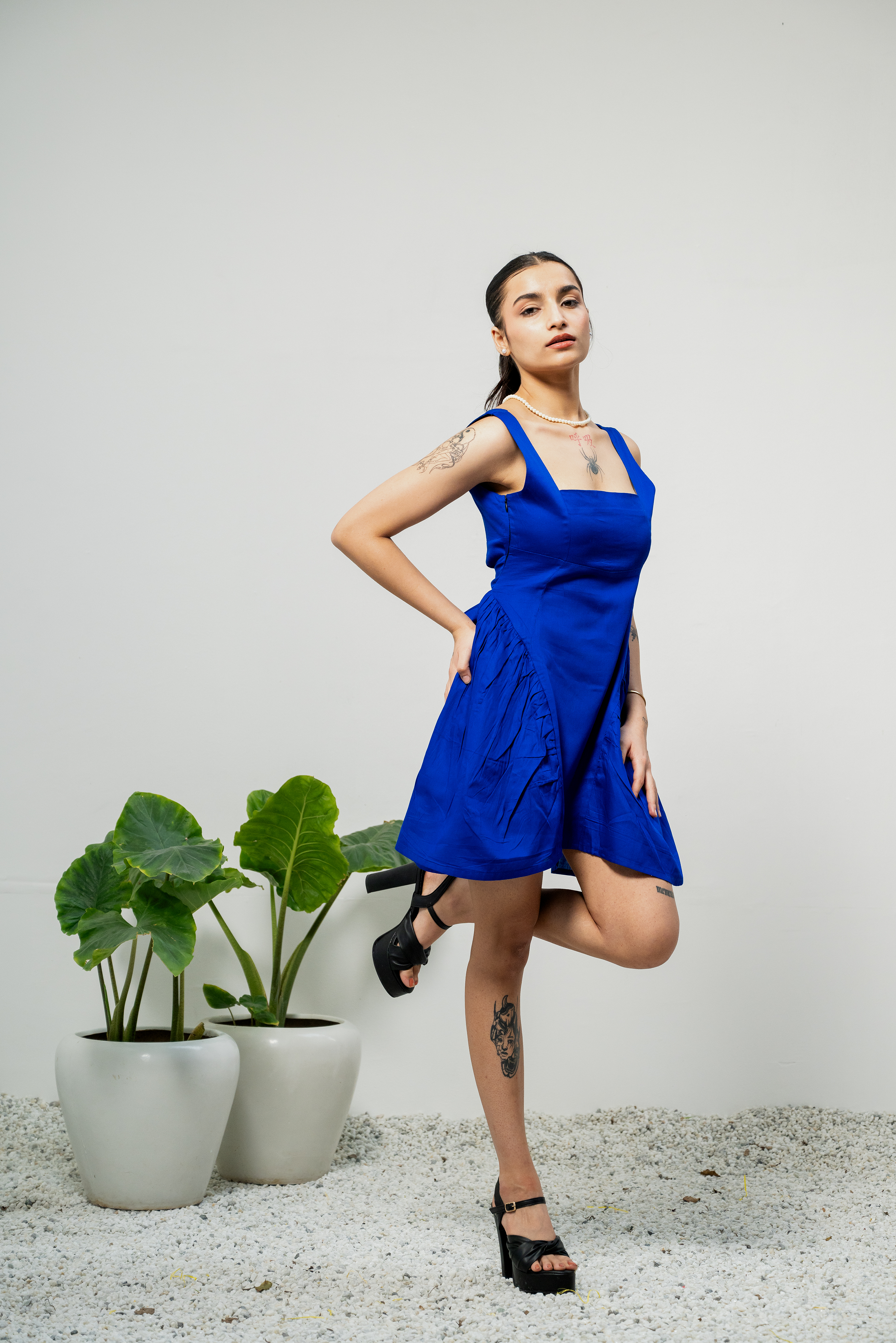 SAPPHIRE SASS Flare Dress