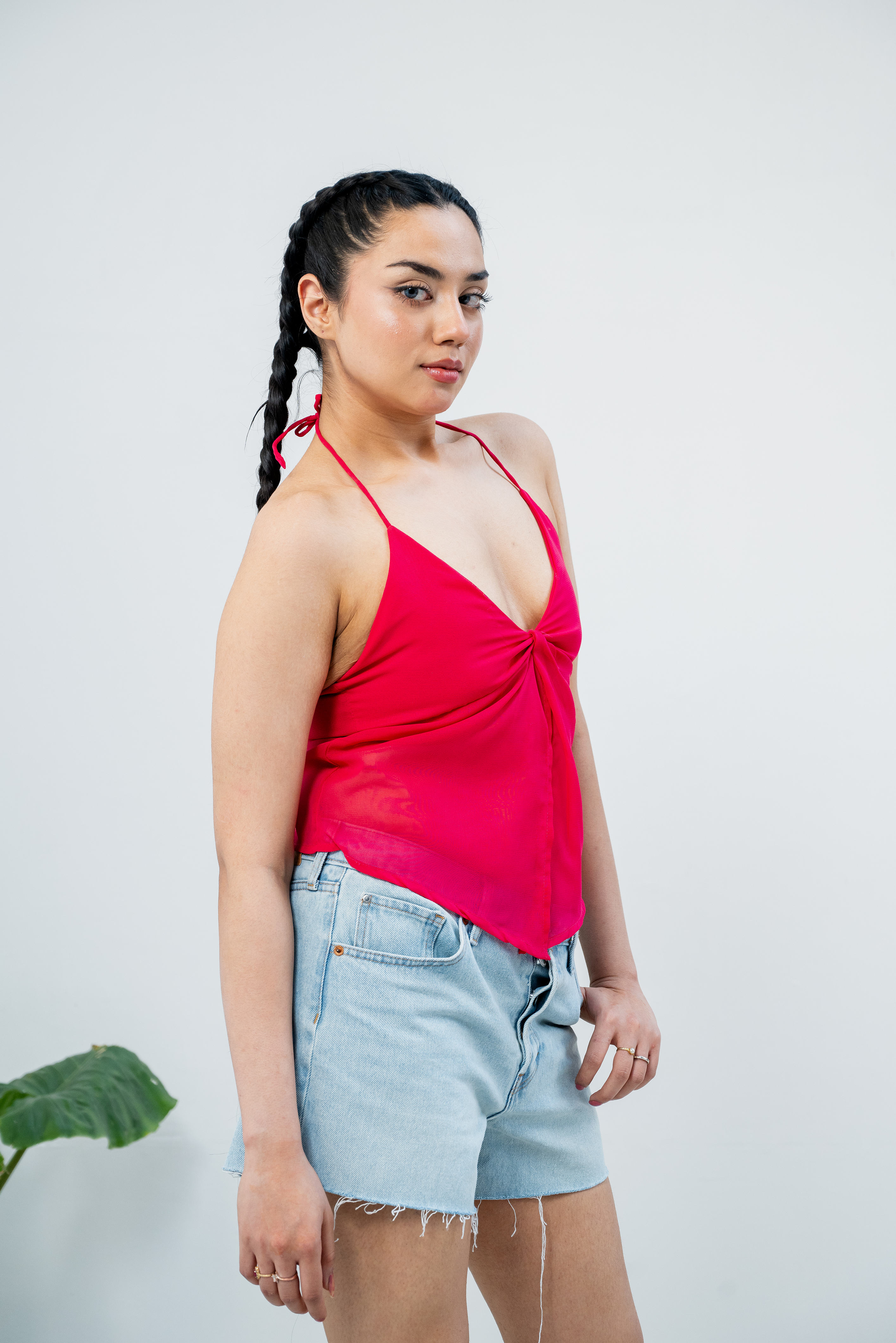 DAHLIA TWIST Halter Top