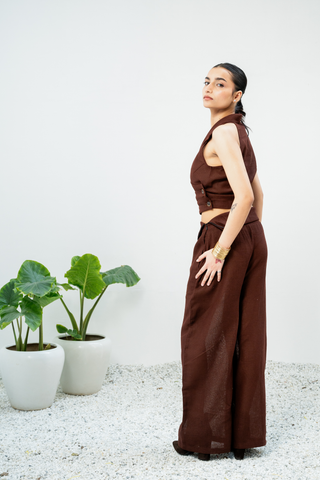 SHADOW BLOOM Linen Co-ord
