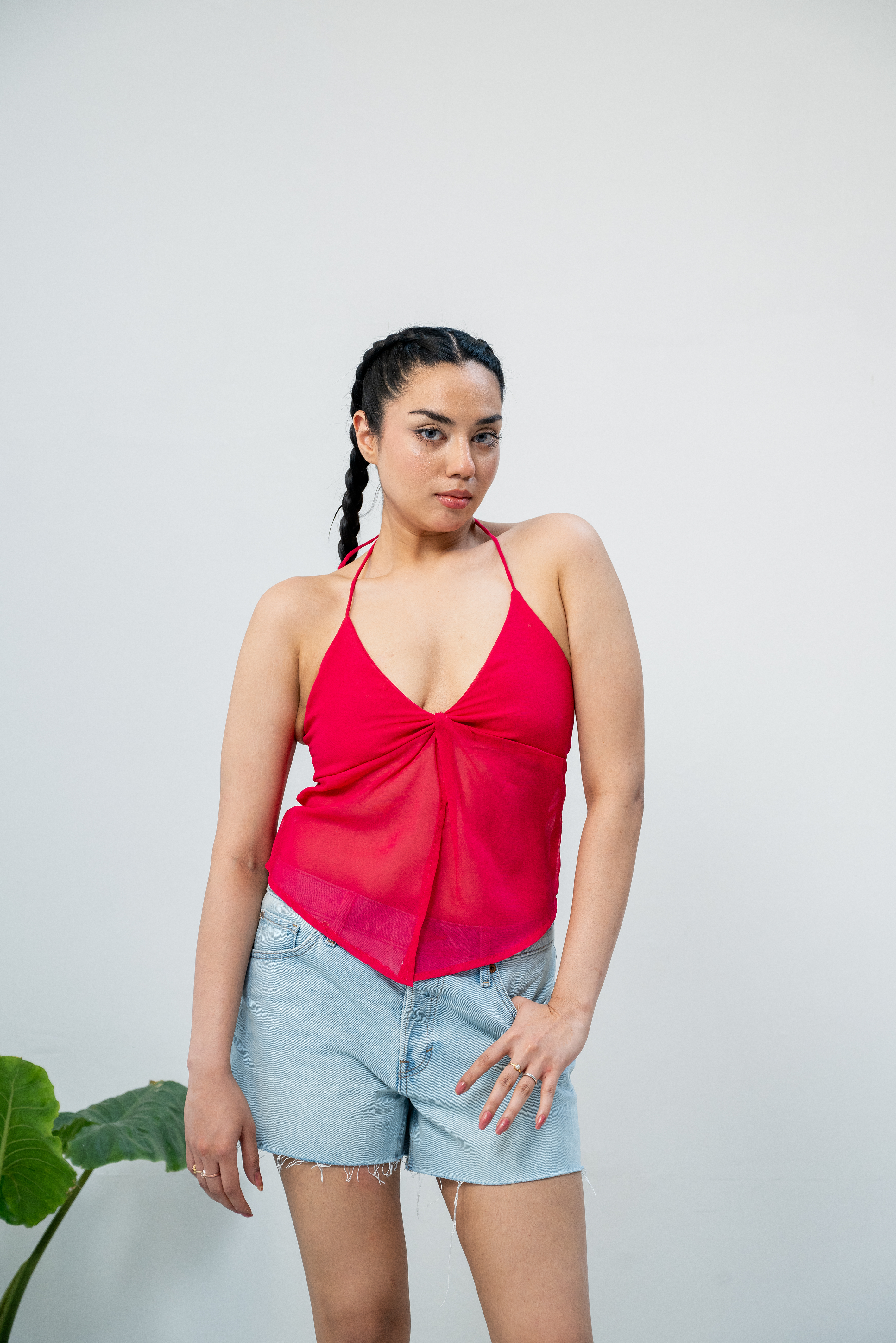 DAHLIA TWIST Halter Top