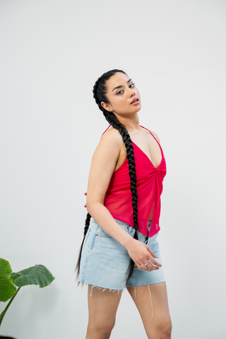 DAHLIA TWIST Halter Top